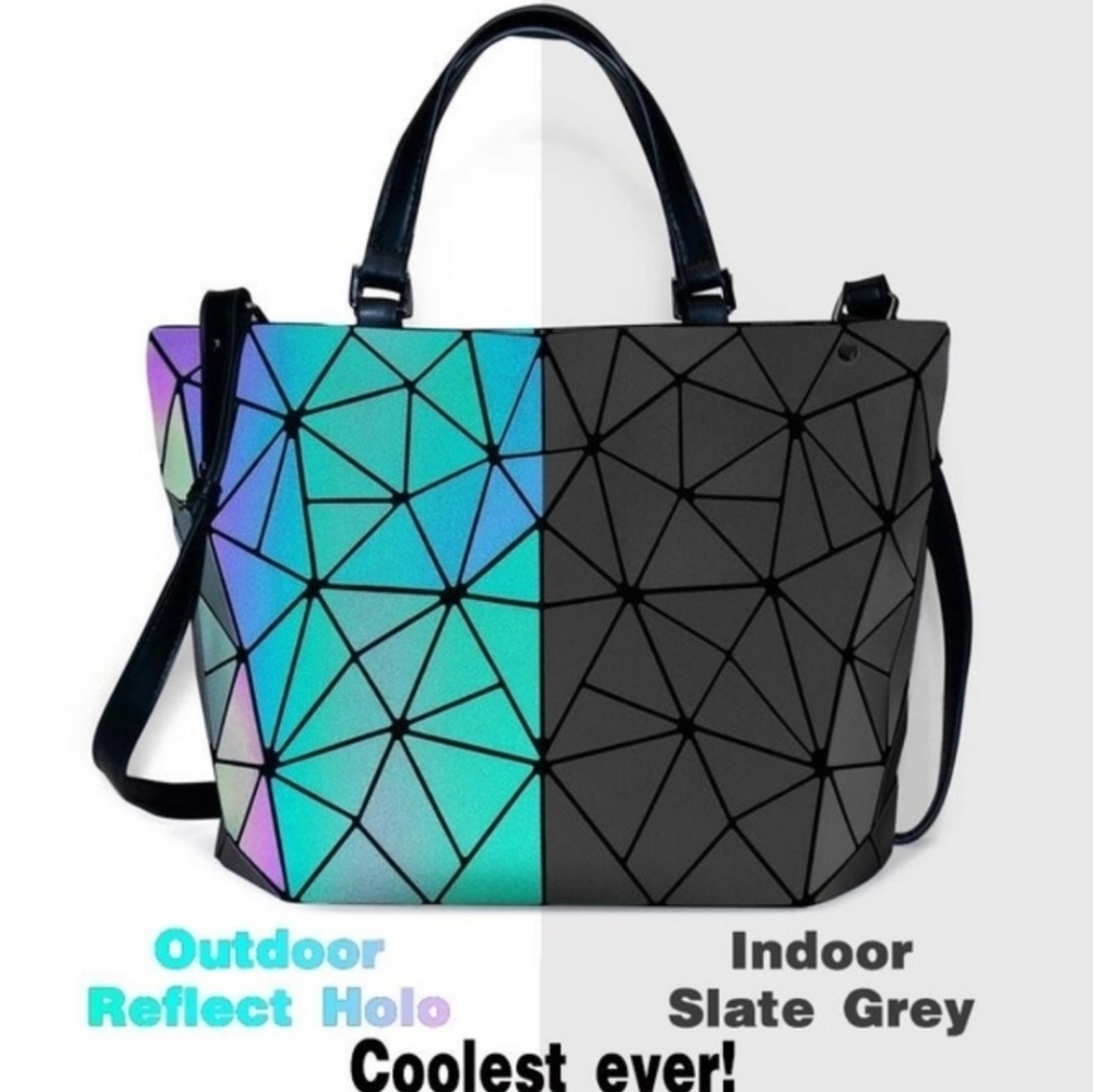 New Luminous geometric Holographic bag - Picture 4 of 6